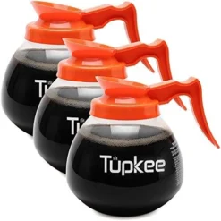 Glass Coffee Pot Replacement Carafe – 12 Cup Coffee Pot – 64 Oz, Set Of 3-2 Black Regular Handle And 1 Orange Decaf Handle Commercial Coffee Decanter -Kitchen Island Sale 51wHusK9MhL. AC