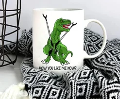 Dinosaur Trex T Rex 2021 Funny Coffee Mugs, How You Like Me Now Funny Sarcastic Cup For Women Or Men, Father's Gift Coffee Mug Tea Cup White 11 Oz 15 Oz Ceramic Mug 15oz (White;15oz) -Kitchen Island Sale 51wKVrUCKkS