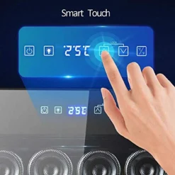 ATAAY Constant Temperature Wine Cabinet, Silent Operation, Independent Small Cold Wine Refrigerator-Touch Screen Digital Temperature Display -Kitchen Island Sale 51weEHzhJwL