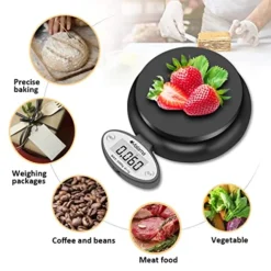 Tal Kitchen Scale, Food Scale, Folding Scale, Multifunction Accuracy Cooking Scale, Food Weighing Scale With 0.1oz/1g Increment, 11 lb/5 Kg Capacity, Black (Batteries Included) -Kitchen Island Sale 51wvPrqj8fL