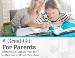 Mama Bear Coffee Mug, 18oz - Ceramic Coffee Mug With Nobody Messes With My Cubs Quote - This Mug For Mom Makes A Great Gift - Features Cute Bear Paw Shape -Kitchen Island Sale 51x2xc5FPNL