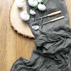 10FT Moss Green Cheesecloth Table Runner, Gauze Fabric Boho Wedding Arbor Decor -Kitchen Island Sale 51xRi0ij7AL. AC
