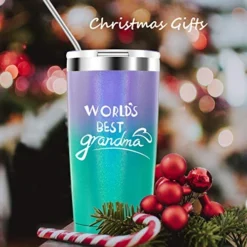 World's Best Grandma, Gifts For Grandma,Mothers Day Gifts For Grandma,Birthday,Grandparents Day,Christmas Gifts For Grandma,20 Ounce Stainless Steel Tumbler With Lid 10 World's Best Grandma, Gifts For Grandma,Mothers Day Gifts For Grandma,Birthday,Grandparents Day,Christmas Gifts For Grandma,20 Ounce Stainless Steel Tumbler With Lid -Kitchen Island Sale 51xYJgneruL