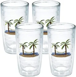 Tervis Palm Tree & Hammock Scene Made In USA Double Walled Insulated Tumbler Cup Keeps Drinks Cold & Hot, 16oz - 2pk, Unlidded -Kitchen Island Sale 51xzNX4jpwL. AC