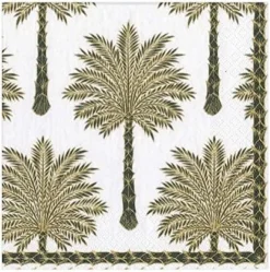 Grand Palms Paper Cocktail Napkins In Black - Two Packs Of 20 -Kitchen Island Sale 51y2kR82a9L. AC