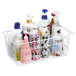 Freezer Baskets Wire Storage Baskets Closet Baskets Bin Farmhouse Organizer Storage Bins Organization Storage For Home, Office, Bathroom, Pantry -Set Of 2, 15.7" -Kitchen Island Sale 51yBJdxku7L