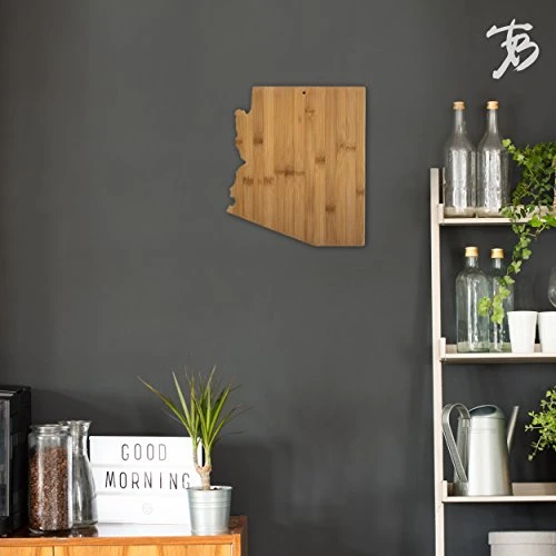 Arizona State Shaped Cutting Board, Natural Bamboo 3 Arizona State Shaped Cutting Board, Natural Bamboo - Image 3