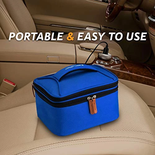 OtLogic 16801174-BL Food Warming Tote Lunch Bag Plus 12V, Blue 1 OtLogic 16801174-BL Food Warming Tote Lunch Bag Plus 12V, Blue