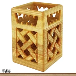 , Premium Utensil Holder 2 Set In Rustic Wood For Farmhouse Kitchen Decor, Countertop Organizer And Cooking Tools Storage, 100% Ash Wood -Kitchen Island Sale 51ymKH5cV1L