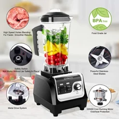 Professional Countertop Blender For Home And Commercial Use, 2200W High Speed Smoothie Blender For Shakes And Smoothies With 70OZ BPA-Free Tritan For Crushing Ice, Frozen Dessert, And Nuts Etc. -Kitchen Island Sale 51z664HWgaL