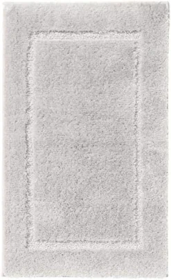 BrylaneHome Luxe Rectangular Bath Rug Bath Mat - 24I W 40I L, Spa Blue -Kitchen Island Sale 51z6YTN7q2L. AC