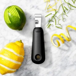 OXO Good Grips Citrus Zester With Channel Knife,Black -Kitchen Island Sale 51zHRCKXGCL