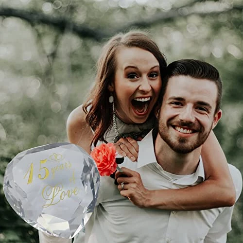 15th Anniversary Crystal Gifts For Husband Wife Boyfriend Or Girlfriend, 15 Year Wedding Anniversary Valentines Day Romantic Gifts For Her Him Funny 15 Year Anniversary Marriage Presents For Couple 6 15th Anniversary Crystal Gifts For Husband Wife Boyfriend Or Girlfriend, 15 Year Wedding Anniversary Valentines Day Romantic Gifts For Her Him Funny 15 Year Anniversary Marriage Presents For Couple - Image 6