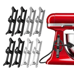 XYOFUN Cord Organizer For Kitchen Appliances,8PCS Cord Wrapper Winder Holder,Adhesive Cord Wrap Keeper,Appliance Cord Organizer Stick On Mixer Juicer Small Appliances(Multicolor)