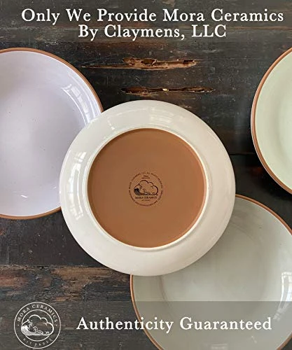 Ora Ceramic Large Pasta Bowls 30oz, Set Of 4 - Serving, Salad, Dinner, Etc Plate/Wide Bowl - Microwave, Oven, Dishwasher Safe Kitchen Dinnerware - Modern Porcelain Stoneware Dishes, Vanilla White 3 Ora Ceramic Large Pasta Bowls 30oz, Set Of 4 - Serving, Salad, Dinner, Etc Plate/Wide Bowl - Microwave, Oven, Dishwasher Safe Kitchen Dinnerware - Modern Porcelain Stoneware Dishes, Vanilla White - Image 3