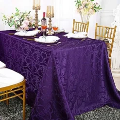 90 Inch X 132 Inch Rectangular Versailles Chopin Jacquard Damask Polyester Tablecloths Table Cover Linens For Restaurant Kitchen Dining Wedding Party Banquet Events - Champagne -Kitchen Island Sale 6105satcKcL. AC