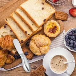 14 Pieces Cheese Butter Spreader Knife Set, Stainless Steel Cheese Butter Spreader Knives Cheese Slicer And Handles Mini Serving Tongs Spoons And Forks For Butter, Cheese And Pastry Making (B) -Kitchen Island Sale 611iknLmIrS