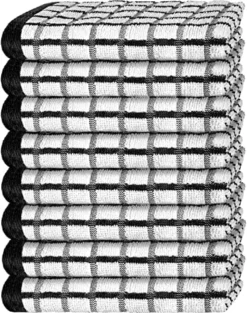 [8 Pack] Premium Dish Towels For Kitchen, With Hanging Loop - Heavy Duty Absorbent 100% Cotton 410 GSM Terry Kitchen Towels, 16x26 (Multi) -Kitchen Island Sale 616xrHTv6KL. AC