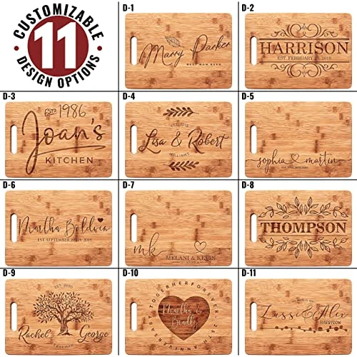 Cutting Boards, 11 Designs, 6 Cutting Board Styles - Wedding Gifts For Couples, Custom Kitchen Sign Gift For Couples, Personalized Gifts, Newlywed Gifts For Couples, Housewarming Gifts 3 Cutting Boards, 11 Designs, 6 Cutting Board Styles - Wedding Gifts For Couples, Custom Kitchen Sign Gift For Couples, Personalized Gifts, Newlywed Gifts For Couples, Housewarming Gifts - Image 3