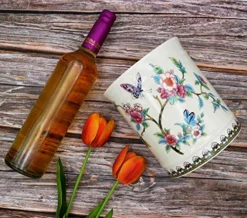 IMIFLA Utensil Crocks Extra Large Kitchen Utensil Holder For Countertop Ceramic Cooking Utensils Butterfly Ice Crack -Kitchen Island Sale 61E6HIC2j7L