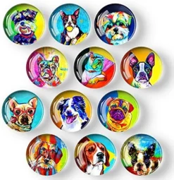 12Pcs Glass Strong Magnetic Refrigerator Magnet Fridge Sticker - Round Life Tree Glass Fridge Decoration, Office Whiteboard Magnet, Cabinet Magnet, Dishwasher Magnet, Cabinet Cute Locker Magnet… -Kitchen Island Sale 61GWJnUsS6S. AC