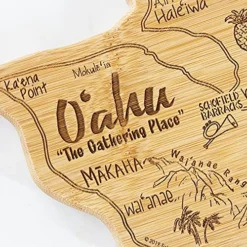 Destination Oahu Serving And Cutting Board, Includes Hang Tie For Wall Display -Kitchen Island Sale 61Kjh56Ds2L