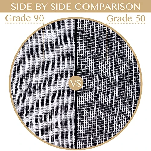 White Bleached Cheesecloth Bulk, Grade 90, 450 Sq Feet, Ultra Fine Reusable Cheese Cloth For Cooking, Straining 1 White Bleached Cheesecloth Bulk, Grade 90, 450 Sq Feet, Ultra Fine Reusable Cheese Cloth For Cooking, Straining