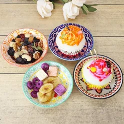 3 Oz Round Soy Sauce Dipping Bowls Set Of 8, Porcelain Side Dishes/Plates For Snack Sushi Ketchup Condiments Appetizer Dessert, 4 Inch Small Pinch Bowls For Kitchen Prep, Assorted Patterns -Kitchen Island Sale 61P2jVMTayL