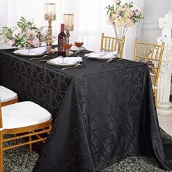 90 Inch X 132 Inch Rectangular Versailles Chopin Jacquard Damask Polyester Tablecloths Table Cover Linens For Restaurant Kitchen Dining Wedding Party Banquet Events - Champagne -Kitchen Island Sale 61RMUTfPfHL. AC