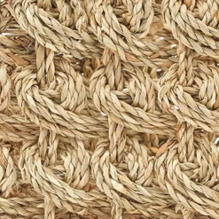 Seagrass Rose Weave Household Basket With Built-in Handles For Storage In Bedroom, Bathroom, Office - Hold Clothes, Blankets, Linens, Accessories, 3 Pack - Natural/Tan -Kitchen Island Sale 61ZGvH0qPjL