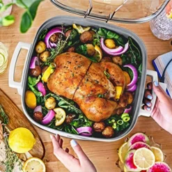 5-in-1 Electric Expandable Skillet, White Icing By Drew Barrymore, Up To 7 QT -Kitchen Island Sale 61ZbM6C9hiL