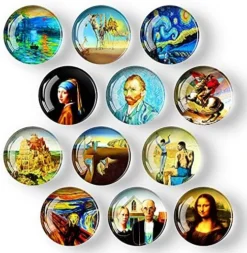 12Pcs Glass Strong Magnetic Refrigerator Magnet Fridge Sticker - Round Life Tree Glass Fridge Decoration, Office Whiteboard Magnet, Cabinet Magnet, Dishwasher Magnet, Cabinet Cute Locker Magnet… -Kitchen Island Sale 61cl7cqen5S. AC