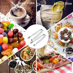 Spreader Knife Set,6-Piece Cheese And Butter Spreader Knives,Mini Serving Tongs,Stainless Steel Multipurpose Butter Knives (Silver) -Kitchen Island Sale 61dupQwZsjL 1