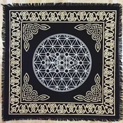 Altar Cloth Triple Moon Pentagram Goddess Witchcraft Alter Tarot Spread Top Cloth Wiccan Square Spiritual 18 By 18 Sacred Cloth (Triple Moon Pentagram Gold Silver) -Kitchen Island Sale 61hKoxi 9XL. AC
