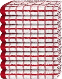 [8 Pack] Premium Dish Towels For Kitchen, With Hanging Loop - Heavy Duty Absorbent 100% Cotton 410 GSM Terry Kitchen Towels, 16x26 (Multi) -Kitchen Island Sale 61i9Yjevi8L. AC