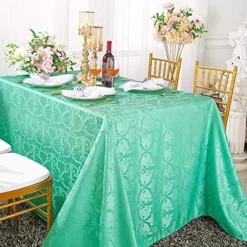 90 Inch X 132 Inch Rectangular Versailles Chopin Jacquard Damask Polyester Tablecloths Table Cover Linens For Restaurant Kitchen Dining Wedding Party Banquet Events - Champagne -Kitchen Island Sale 61l6F0A3DdL. AC