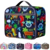 Lunch Bag Kid,Dinosaur Lunch Box For Kids Boys Insulated Lunch Bag For Toddler,Reusable Lunch Bag With Waterproof Liner,Soft Lining Keeps Food Fresh In School Lunchboxes，Small Portable Lunch Bag