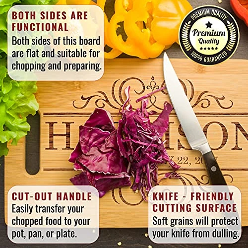 Cutting Boards, 11 Designs, 6 Cutting Board Styles - Wedding Gifts For Couples, Custom Kitchen Sign Gift For Couples, Personalized Gifts, Newlywed Gifts For Couples, Housewarming Gifts 5 Cutting Boards, 11 Designs, 6 Cutting Board Styles - Wedding Gifts For Couples, Custom Kitchen Sign Gift For Couples, Personalized Gifts, Newlywed Gifts For Couples, Housewarming Gifts - Image 5