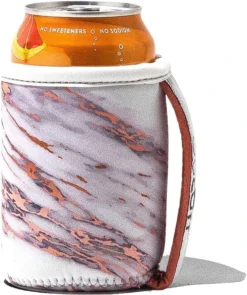 Tall Can Cuff Covers Reusable Insulator With Handle: Neoprene Can Coosies With Insulated Sleeves For Soda, Water Bottle, Beer, Other 16 Oz Tall Can Beverages (Sunflower Tie Dye, Tall 16oz) -Kitchen Island Sale 712gaQT4pdL. AC
