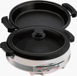 Gourmet D'Expert Electric Skillet - Color: Stainless White